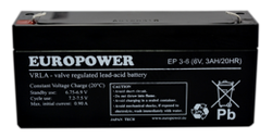 Akumulator AGM Europower | EP 3-6 6V / 3Ah