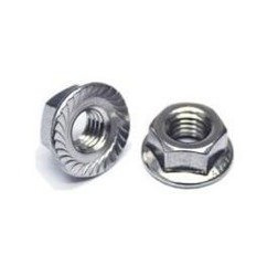 Nakrętka M10 kołnierzowa ząbkowana