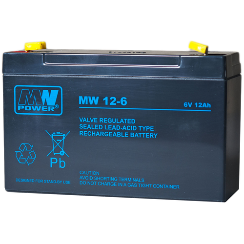 Akumulator AGM MW POWER | MW 12-6 6V / 12Ah