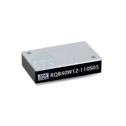 RQB40W12-110S05 przetwornica kolejowa DC/DC 40W 5V moduł Mean Well