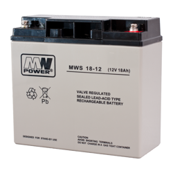 Akumulator AGM MW POWER | MWS 18-12 12V / 18Ah