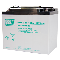 Akumulator GEL MW POWER MWLG 80-12EV | 12V 80Ah M6