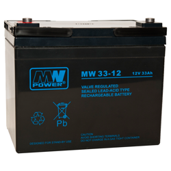 Akumulator AGM MW POWER | MW 33-12 12V / 33Ah