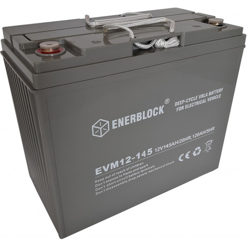 Akumulator AGM-EV Enerblock EVM12-145 12V 145Ah M8