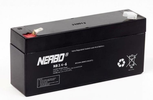 Akumulator NERBO NB 3.4-6 3.4Ah 6V