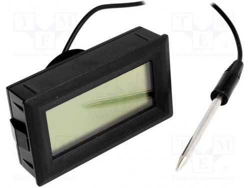 Panelowy miernik temperatury -50 ~ 300°C LCD + sonda
