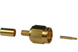SMA wtyk zagniatany na kabel RG174, RG316, złocony
