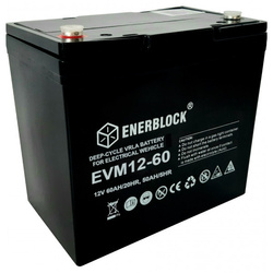 Akumulator AGM-EV Enerblock EVM12-60 12V 60Ah M6