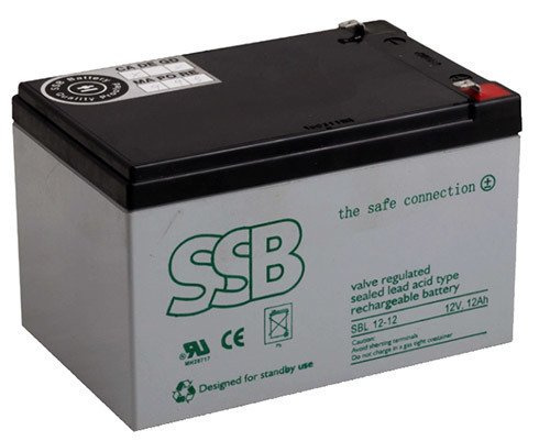 Akumulator AGM SSB SBL 12-12L 12V 12Ah T2