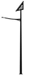 Gotowy zestaw #26N | LAMPA SOLARNA LED 60W | SŁUP 5M | PANELE FOTOWOLTAICZNE