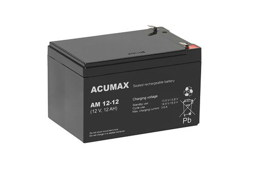 Akumulator AGM Acumax | AM 12-12 12V / 12Ah