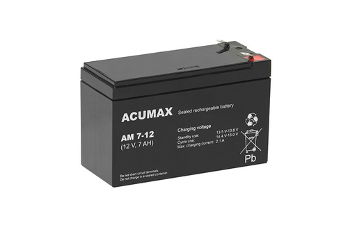 Akumulator AGM Acumax | AM 7-12 12V / 7Ah