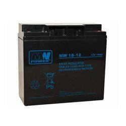 Akumulator VRLA AGM MW POWER MWP 18-12 12V 18Ah M5