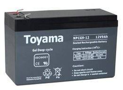 Akumulator żelowy DEEP CYCLE Toyama NPCG 9-12 12V 9Ah F1