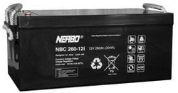 Akumulator NERBO NBC 260-12i 260Ah 12V