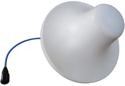 Antena dookólna wewnętrzna (SISO), 2 zakresowa, pasmo 698-2700 MHz, Low PIM, złącze 4.3-10 gniazdo