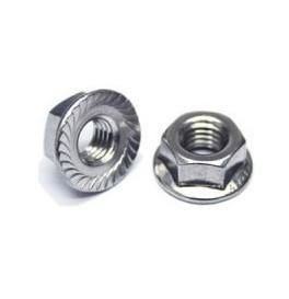 Nakrętka M10 kołnierzowa ząbkowana