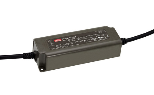 Zasilacz Mean Well PWM-60-24 | 60W 24V 2.5A IP67 300Hz PWM