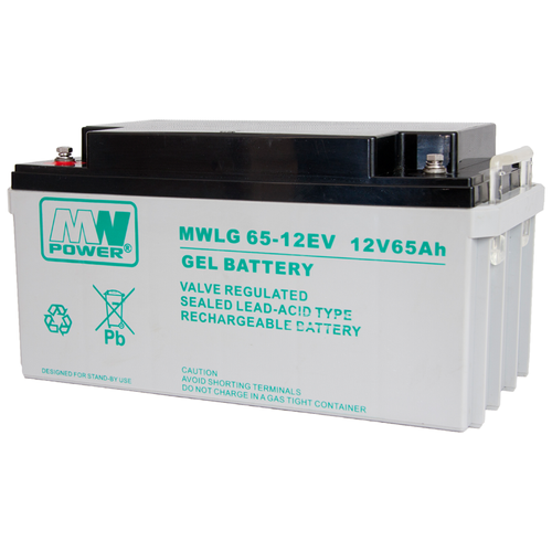 Akumulator GEL MW POWER MWLG 65-12EV | 12V 65Ah M6