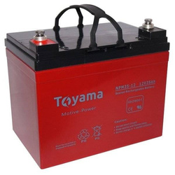 Akumulator AGM DEEP CYCLE Toyama NPM 35-12 12V 35Ah M6