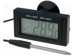 Panelowy miernik temperatury -50 ~ 150°C LCD + sonda