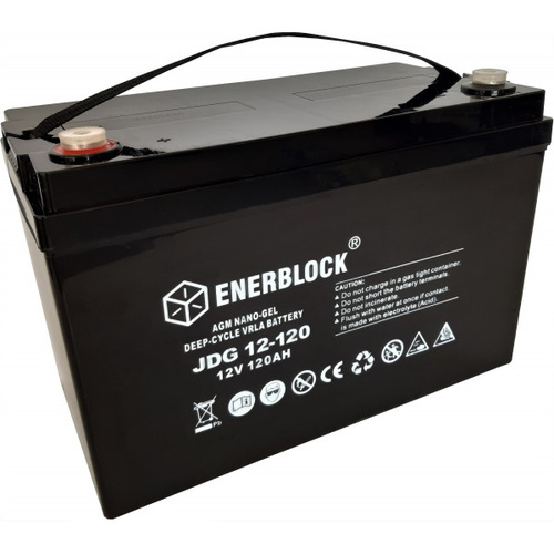 Akumulator Hybrid AGM-GEL Enerblock JDG12-120 12V 120Ah M8