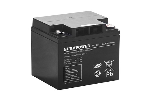 Akumulator AGM Europower | EPL 42-12 12V / 42Ah