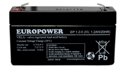 Akumulator AGM Europower | EP 1.2-6 6V / 1.2Ah
