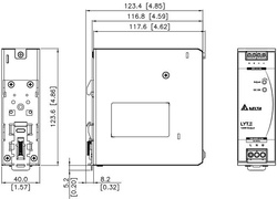 DRL-24V120W1AS zasilacz na szynę DIN 24V 5A 120W Delta Electronics