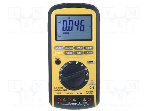 Miernik rezystancji izolacji AXIOMET LCD