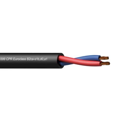 CLS225-B2CA/1 kabel głośnikowy 2x2,5 mm² 100m, LSZH, CPR B2ca, EN50399, PROCAB