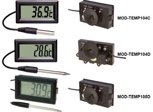 Panelowy miernik temperatury -50 ~ 300°C LCD + sonda