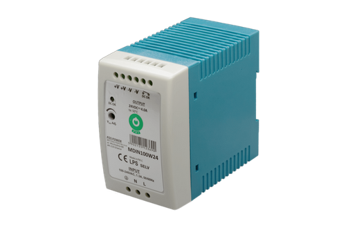 Zasilacz na szynę DIN MDIN100W24 | 24V 4A 96W 