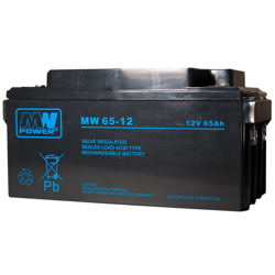Akumulator AGM MW POWER | MW 65-12 / 12V / 65Ah