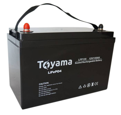 Akumulator litowy Toyama LFP 135 LiFePO4 135Ah 12V BMS M8