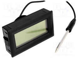 Panelowy miernik temperatury -50 ~ 300°C LCD + sonda