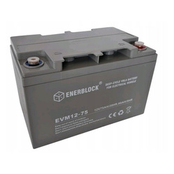 Akumulator AGM-EV Enerblock EVM12-75 12V 75Ah M6