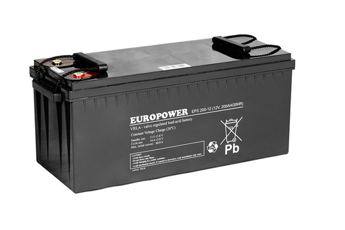 Akumulator AGM Europower | EPS 200-12 12V / 200Ah