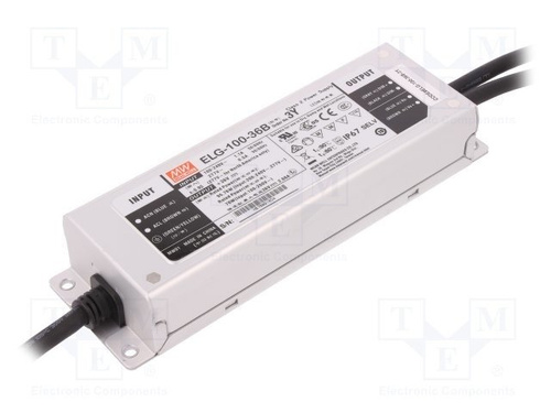 Zasilacz LED Mean Well ELG-100-36B-3Y | 96W 36V 2.6A IP65 | 0~10VDC PWM