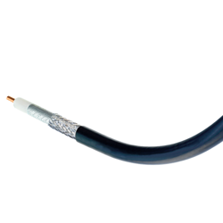 Kabel koncentryczny 75 ohm typu RG11,pasmo 3,0 GHz ( norma kolejowa EN45545-2)