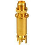 SMA gniazdo panelowe przedłużane do druku (PCB), złocone