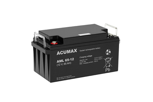 Akumulator AGM Acumax | AML 65-12 12V / 65Ah