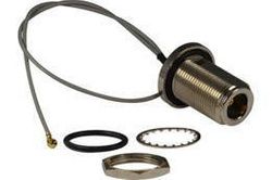 Kabel połączeniowy na złączach UFL męski/N żeński panelowy, długość 280 mm