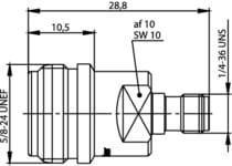 Adapter pomiarowy N-f/SMA-f  18GHz