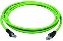 Patchcord ekranowany  na złączach RJ45/RJ45 , kabel  SF/FTP 4x2xAWG 26/7,kat.6A ,izolacja poliuretanowa(PUR) ,długość 1,0 m