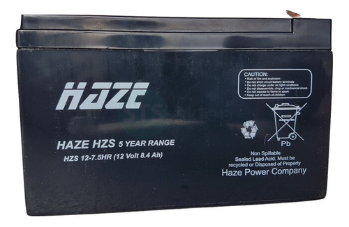 Akumulator AGM HAZE HZS 12-7.5 HR 12V 8.4Ah T2