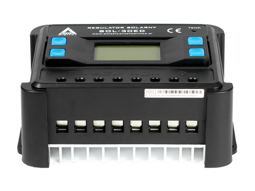 Regulator ładowania AZO PWM SOL-30ED 12/24V 30A LCD