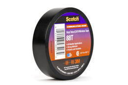 Taśma izolacyjna 88T, wym.19mm x11m w kolorze czarnym