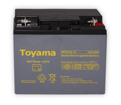 Akumulator żelowy DEEP CYCLE Toyama NPCG 18-12 12V 18Ah M5