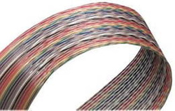 Kabel 64 żyłowy płaski  typu "Twist to flat" 32x2x28AWG , raster 1,27 mm , 300 V